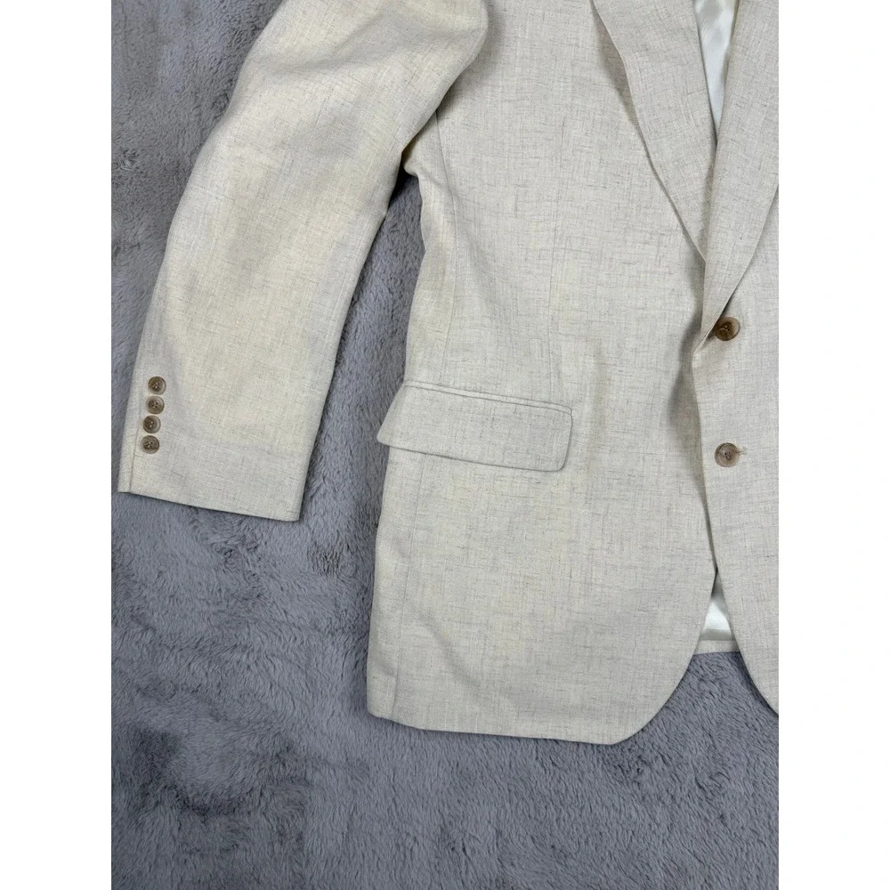 Munsingwear Lifestyle Blazer Sport Coat‎ Two Button Beige Mens Size 44L